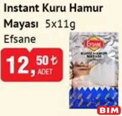 EFSANE İNSTANT KURU HAMUR MAYASI 5X11 G EFSANE İNSTANT KURU HAMUR MAYASI 5X11 G